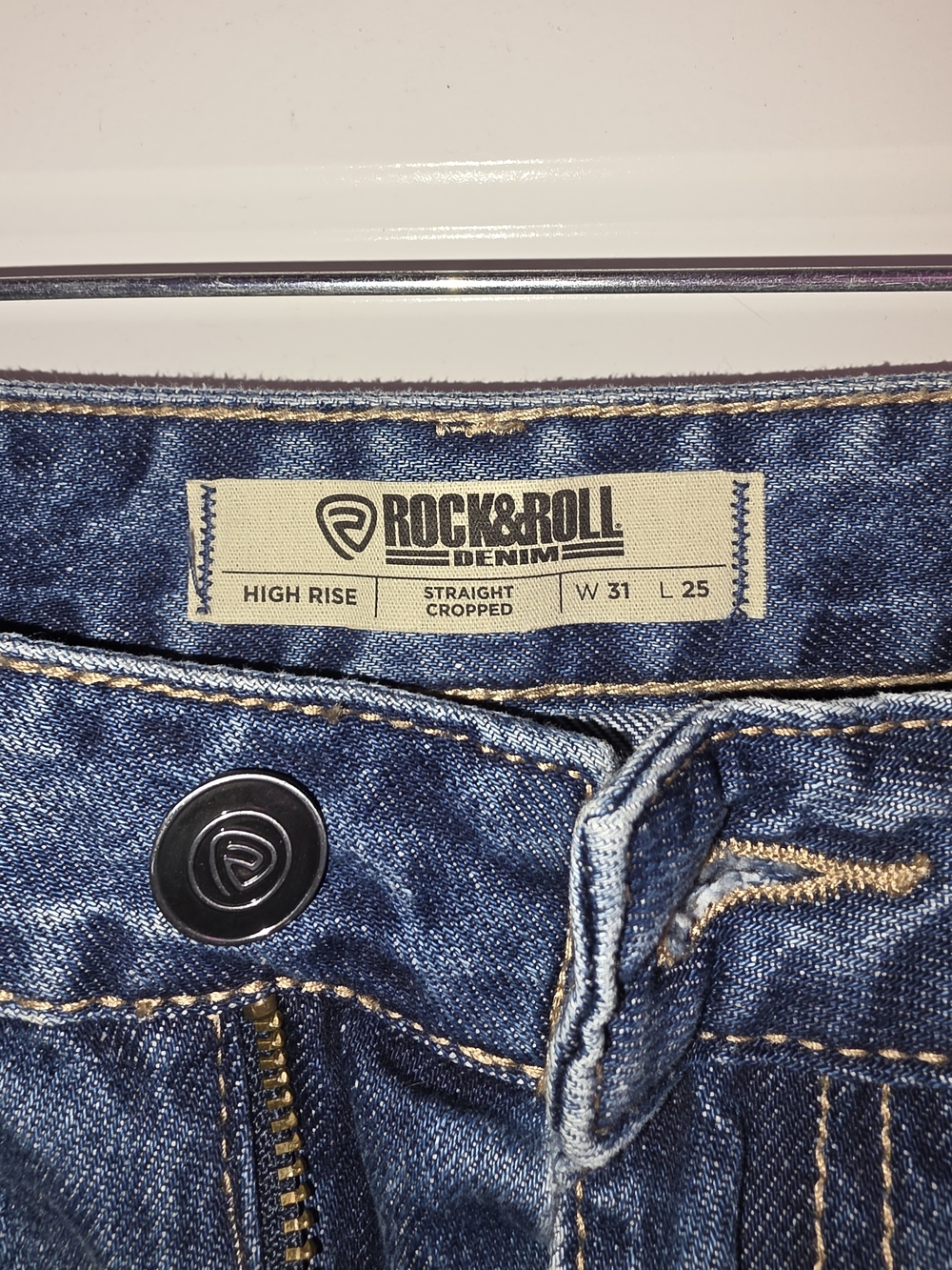 Rock & Roll Cowgirl Blue Denim High-Rise Jeans